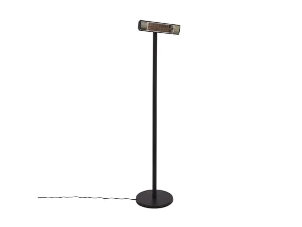 HORTUS terassilämmitin lattiamalli 1500 W GT musta (211-376)
