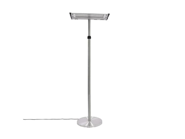 HORTUS Terrassevarmer gulvmodel 1000/2000 W, GT, sølv (211-390)