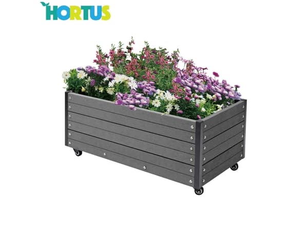 HORTUS WPC upphöjd bädd 36x90x50 cm (210-938)