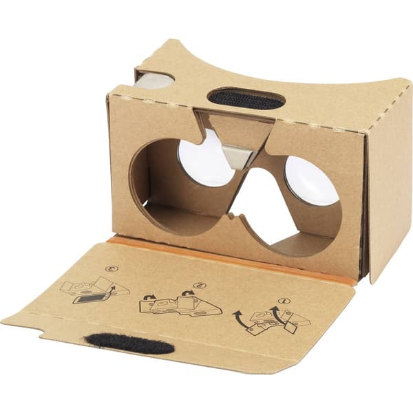 Renkforce Headmount Google 3D VR VR-glasögon Brun