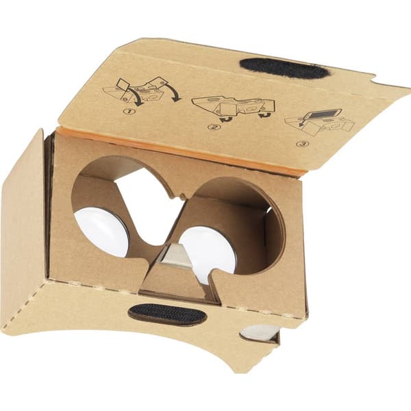Renkforce Headmount Google 3D VR VR-glasögon Brun