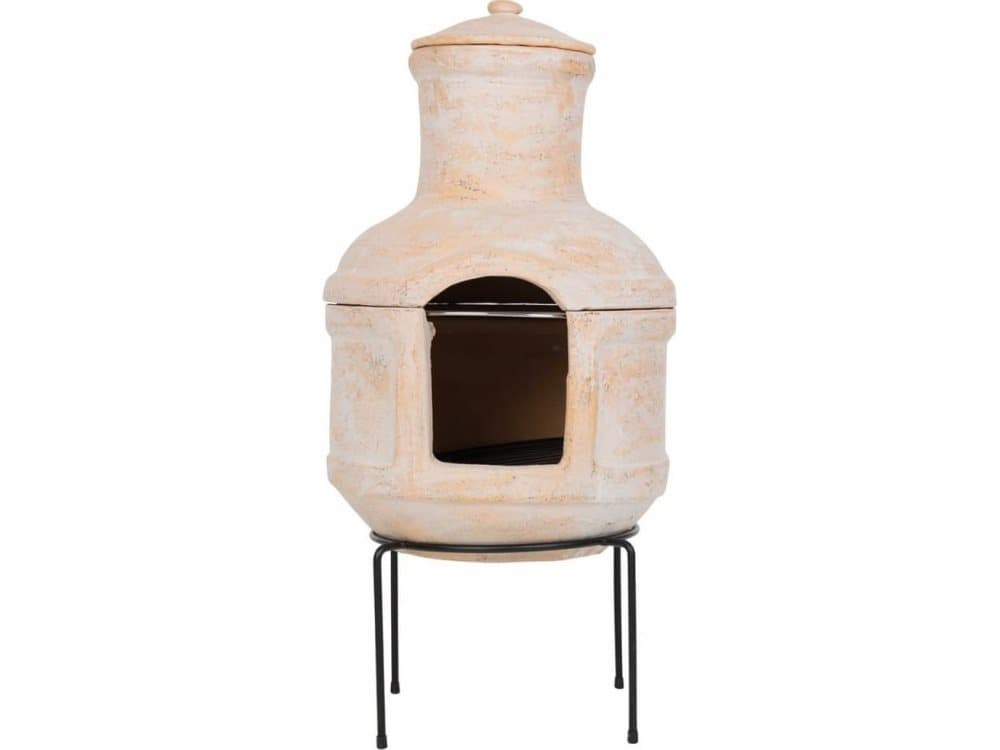 RedFire Lima trädgårdskamin med 38 cm grill