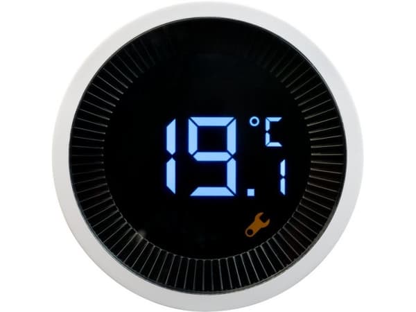 Brennenstuhl 1294070, Vit, 5 - 30 ° C, LCD, AA, 1,5 V, 55 mm