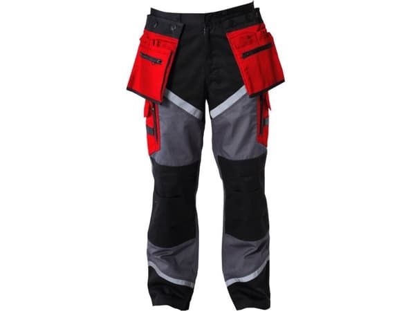 Lahti Pro midjeskyddsbyxor med reflexer bomull XXL (L4050505)