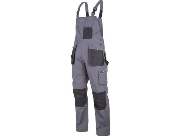 Lahti Pro Dungarees grå-sort, "m (50)", ce, lahti