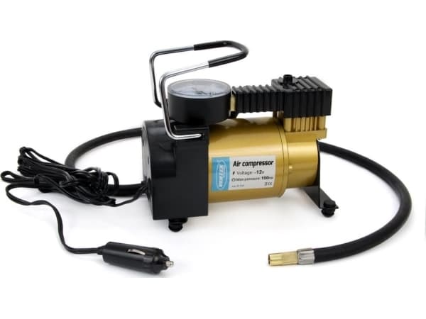 kompresorius automobilinis su manometrem acomp-03 metalowy 12v amio-01135