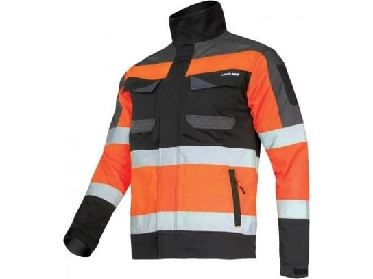 Lahti Pro varseljakke svart og oransje L (L4041203)