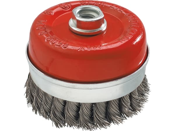 Grafiitti Grafiittivahvisteinen lankaharja 100mm M14 INOX - 57H587
