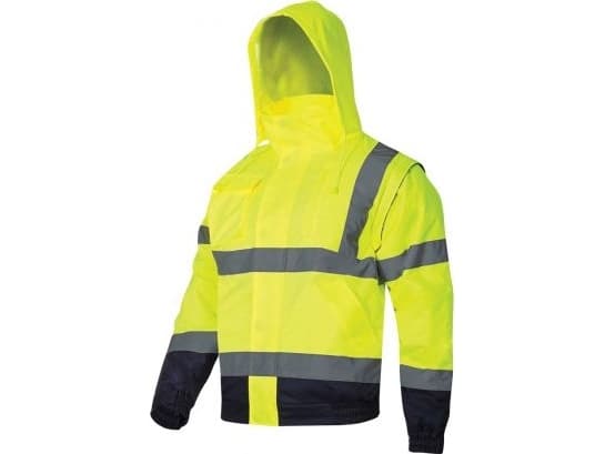 Lahti Pro Warning Insulated Sleeve Jacket with Detachable Sleeves yellow XL (L4092504)