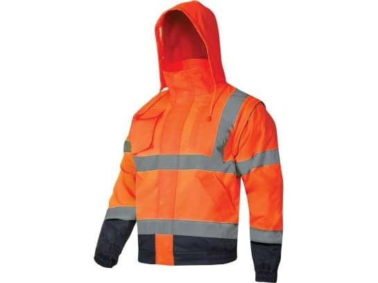 Lahti Pro värmande jacka med tvättbara ärmar Orange XL (L4092604)