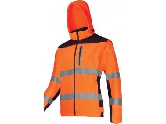 Lahti Pro Warning Softshell med avtakbare ermer Orange L (L4092203)