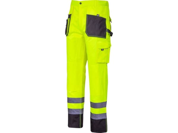 Lahti Pro HIGH VISIBILITY TROUSERS BLACK/YELLOW, "3XL", CE, LAHTI