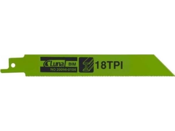 Luna Bi-metall sabelsagblad, for metall 200x19x0,9 av 18 (5 stk.)
