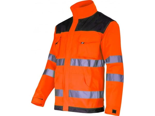 Lahti Pro SWEATSHIRT WARNING. BLACK AND ORANGE, "M", CE, LAHTI
