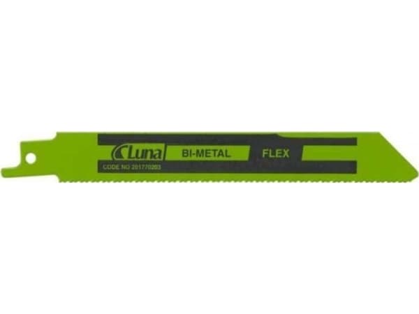 Luna bi-metal sabelblad, flexibla, för metall 150x19x0.9 13T(50)