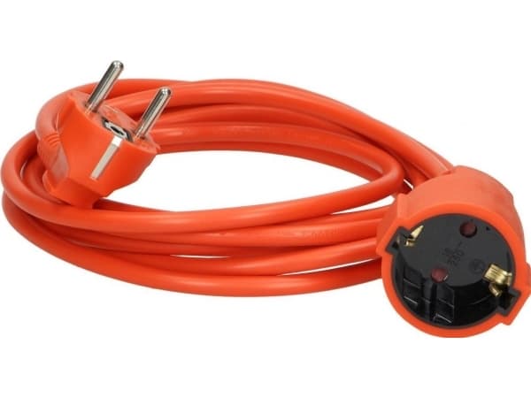 Orno Garden förlängningskabel för enkeluttag, Schuko, PVC 3x1mm2, längd 50m
