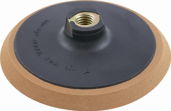 Proline Thickened rubber disc 125mm thread M14 with Velcro - 27038