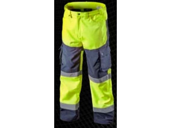 Neo Hi näkyvyys softshell-housut keltaiset koko M (81-750-M)
