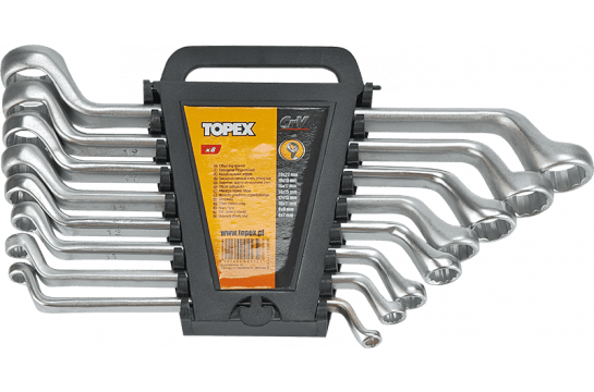 Nøkkelsett Topex 35D856; 8 stk.