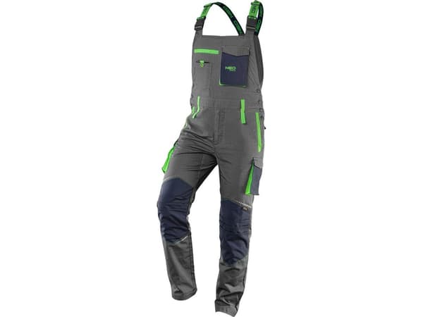 PREMIUM work bib pants, 100% cotton, ripstop, size M
