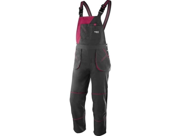 Women's work bib pants, size S