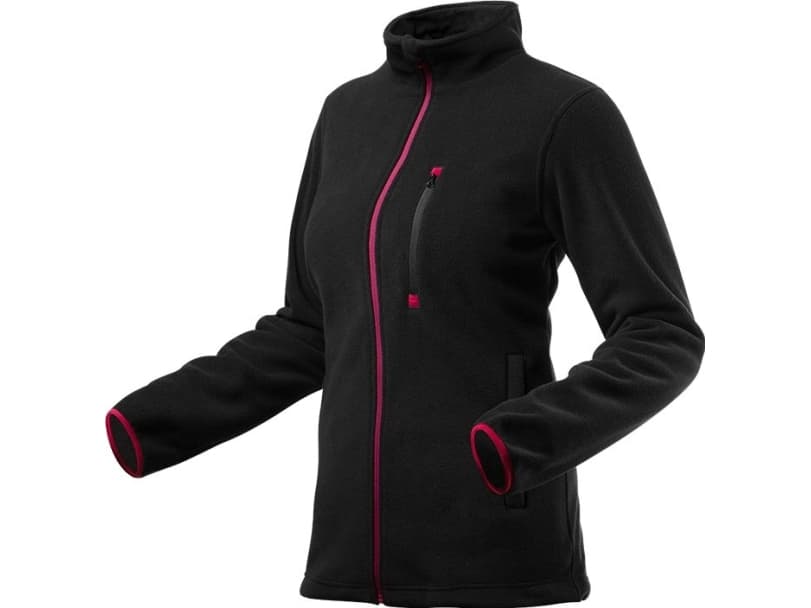 NEO fleece jacket (women's fleece jacket, black, size XXL)