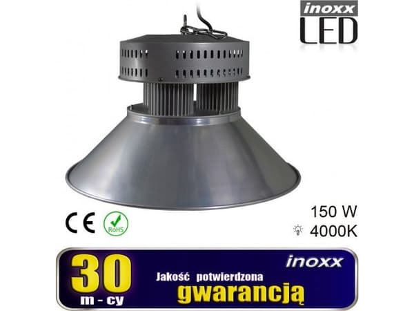 Nvox LED industrilampe 150w high bay cob 4000k nøytral 13 500lm