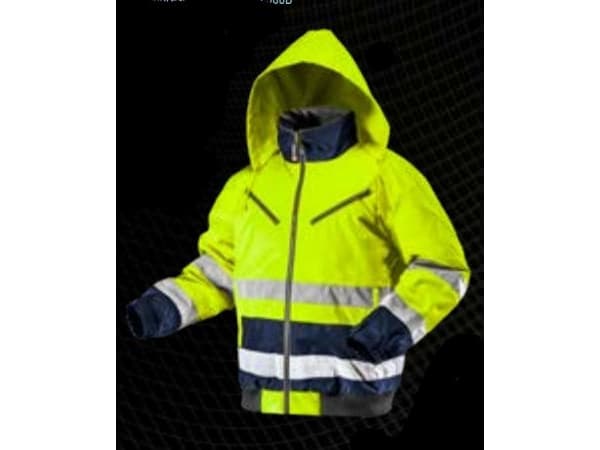 Neo Yellow varm varselarbeidsjakke, størrelse XXXL (81-710-XXXL)