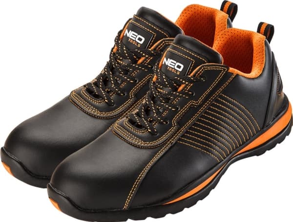 SB leather work shoes, steel toe cap, size 40