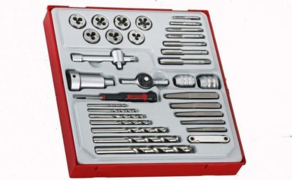Teng Tools 34-delars gängtappverktyg TTDTD34