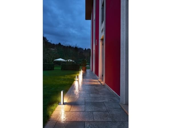 SLV H-POL, Gulvlys, Antrasitt, Aluminium, IP55, Hage, Gate, I
