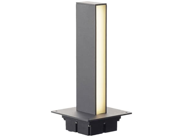 SLV H-POL, Gulvlys, Antrasitt, Aluminium, IP55, Hage, Gate, I