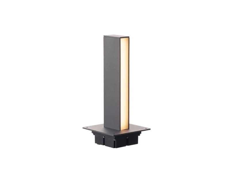 SLV H-POL, Golvbelysning för utomhusbruk, Antracit, Gjuten aluminium, IP55, Trädgård, Gata, I