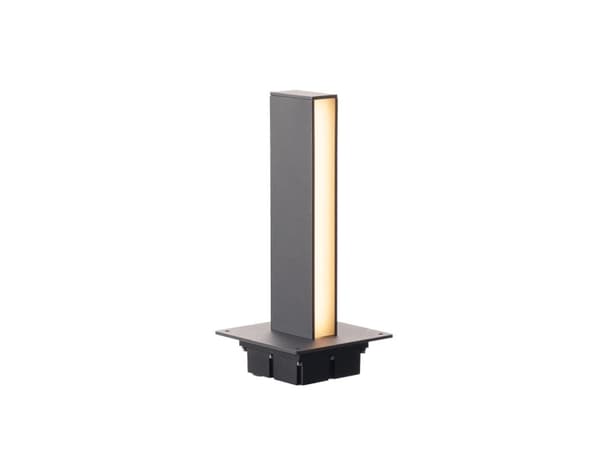 SLV H-POL, Gulvlys, Antrasitt, Aluminium, IP55, Hage, Gate, I