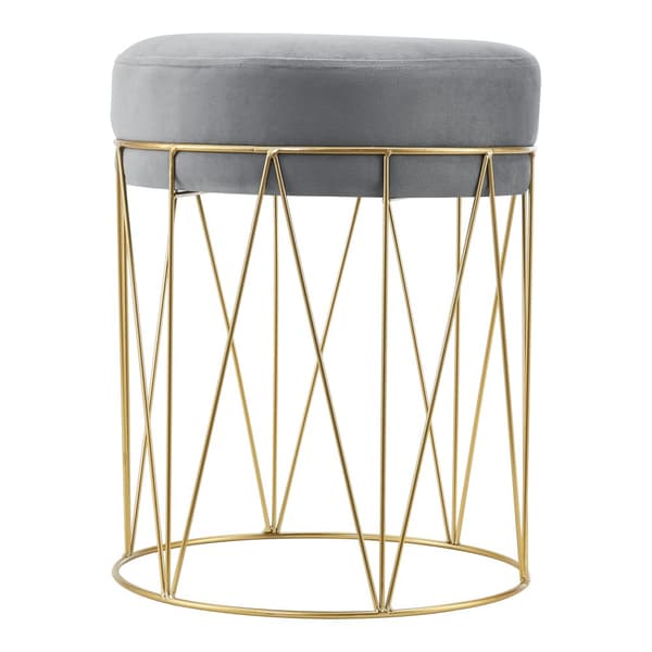 Sittpall Melsele 45xØ35 cm metall [en.casa]