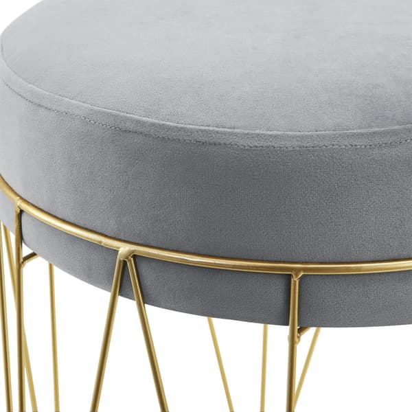 Sittpall Melsele 45xØ35 cm metall [en.casa]