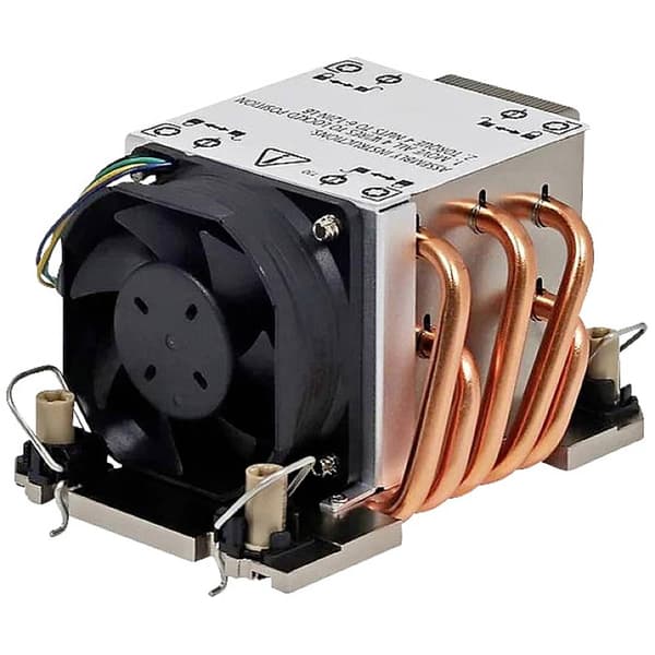 Dynatron S5 CPU-kylare fläkt Gjuten aluminium, Svart, Koppar