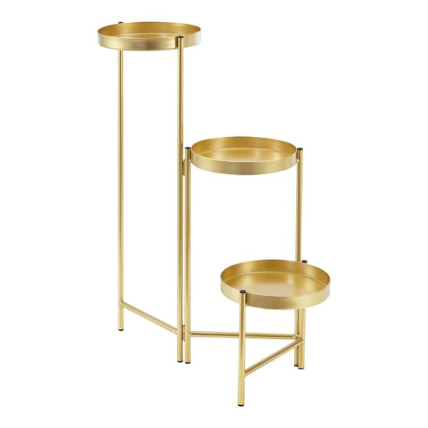 Piedestal Kallo 60x60x18 cm metall [en.casa]