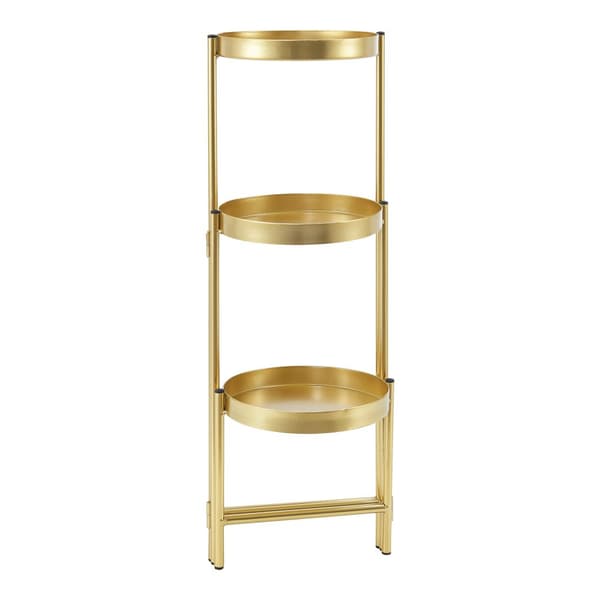 Piedestal Kallo 60x60x18 cm metall [en.casa]