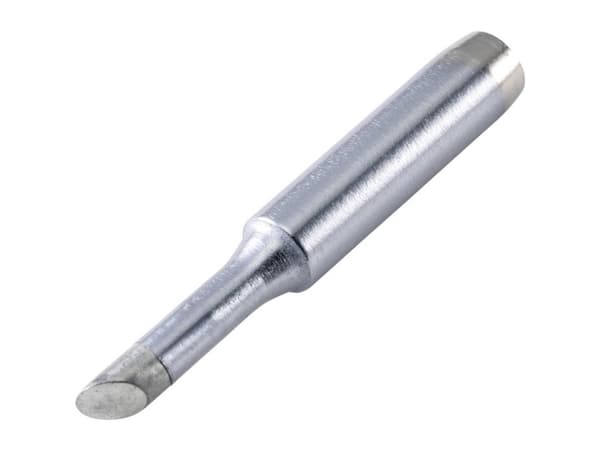 TOOLCRAFT N9-46 Loddespids skråtskåret 45° Spidsstørrelse 4 mm Spids-længde 42 mm Indhold 1 stk