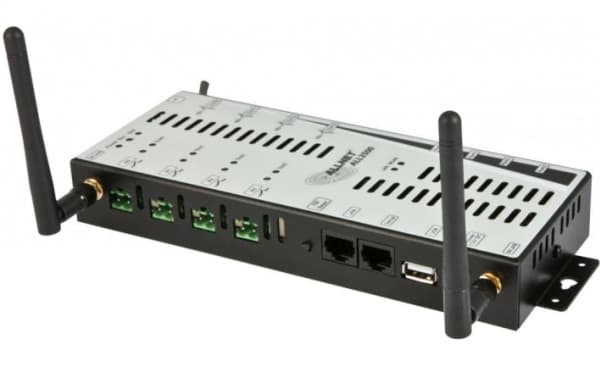 ALLNET ALL3500, Sort, Grå, 2,4 GHz, Metall, CE, Ledning & Trådløs, Raskt Ethernet