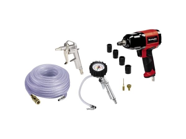 Einhell 4020577, Tilbehørssett til luftkompressor, Einhell, 8 stang, 15 m, 4,85 kg, 535 mm