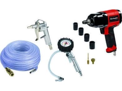Einhell 4020577, Tilbehørssett til luftkompressor, Einhell, 8 stang, 15 m, 4,85 kg, 535 mm