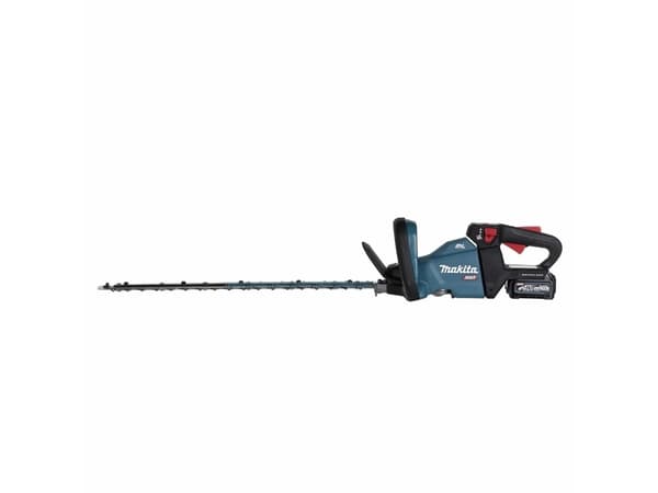 Makita UH005GD201 - Hekkstusser - trådløs - 40 V - 4 Ah - 2 batterier, inkludert lader - 2000/3600/5000 spm - 75 cm - kuttekapasitet: 23.5 mm - 5.1 k