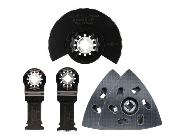 Makita - Monitoimityökalun teräsarja - 5 kpl - Starlock - Makita DTM51RT1J3, DTM51Z, DTM51ZJX2:een