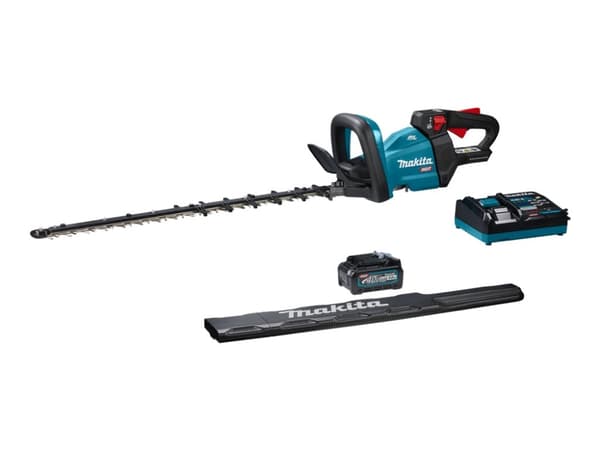 Makita XGT 40 V Max UH006GD201 - Häcksax - sladdlös - 18 V - 2.5 Ah - 2 batterier, laddare medföljer - 4000 spm - 60 cm - skärkapacitet: 25 mm - tand