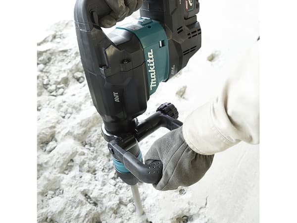Makita XGT HM001GM201 - Roterende hammer - trådløs - SDS-max - 9.4 joule - 2 batterier - 40 V