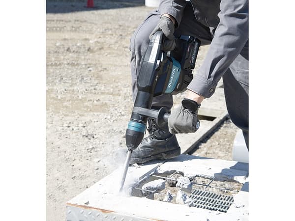 Makita XGT HM001GM201 - Roterende hammer - trådløs - SDS-max - 9.4 joule - 2 batterier - 40 V