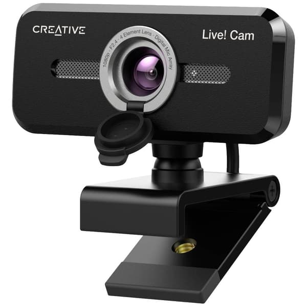 Creative LIVE Cam Sync 1080P V2 Full HD-Webkamera 1920 x 1080 Pixel klämfäste