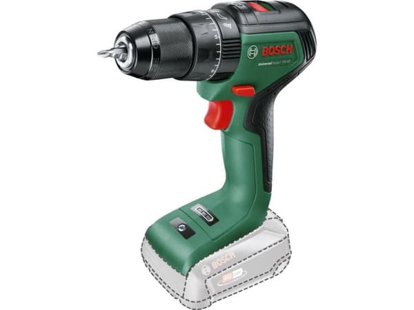 Bosch UniversalImpact 18V-60 - Hammerbor/driver - trådløs - 2 hastigheter - nøkkelfri borhylse 13 mm - 60 N·m - uten batteri, ingen lader - 18 V - SO